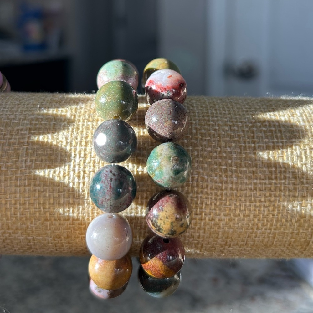 12mm ocean jasper 🌊